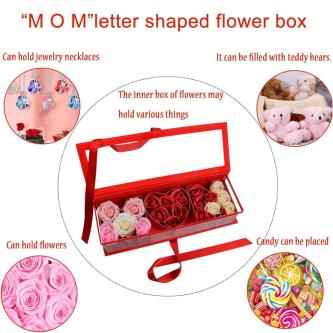 Set Of 5 Luxury Fillable Gift Boxes With Clear Window And … in Singapore - Image 1