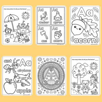 Set of 50/25/10 sheets of coloring pages, coloring pages … in Taman Johor Jaya - Image 1