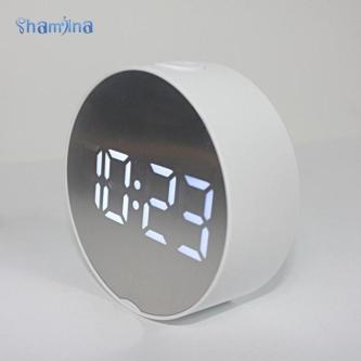 [Shamjina] Multi-function led light mirror Clock Digital … in Bishan - Image 1