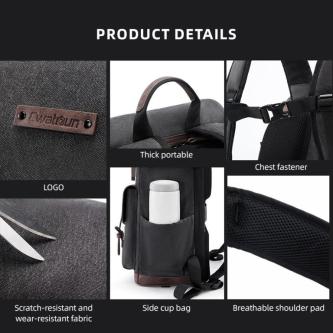[Ship in 24h] Cwatcun D128 Camera Bag Backpack Photography … in Mandai - Image 1