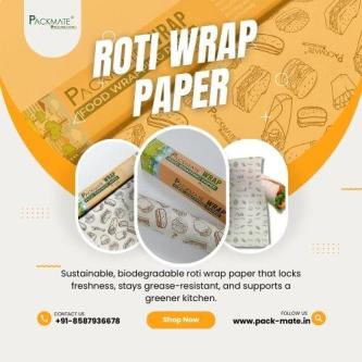 Shop Eco-Friendly Roti Wrap Paper for Mess-Free Food Packing in Daryaganj - Image 1
