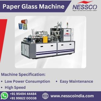 Shop Reliable Paper Glass Making Machine - Best Deals in Jaipur - Image 1
