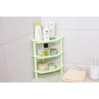 Shower Organizer Wall Corner Standing Triangle Rack Plastic … in Bishan - Image 1