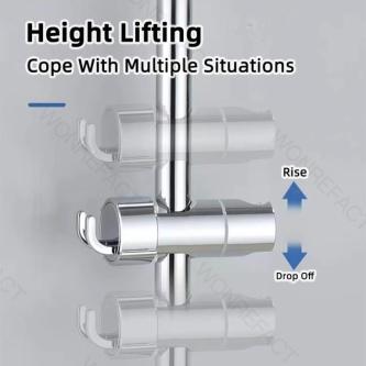 Shower Stand Hand Shower Head Adjustable Slide Rod Stand … in Singapore - Image 1