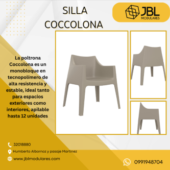 Silla Coccolona de diseño moderno – resistente, cómoda y elegant en Quito - Imagen 1