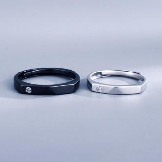 Simple His & Hers Matching Wedding Diamond Rings Set … in Bishan - Image 1