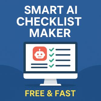 Smart AI free online Checklist Maker – Free & Fast in Noida - Image 1