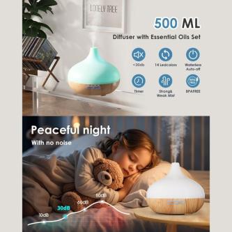 Smart Aromatherapy Diffuser 550ML Electric Air Humidifier 6 Time in Accra - Image 7