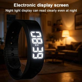 Smart Bracelet LED Digital Smart Clock Smartband With … in Singapore - Image 1