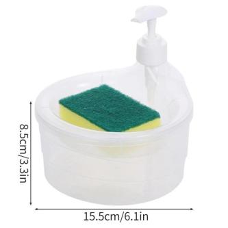 Soap Dispenser and Sponge Rack with User-Friendly Design … in Singapore - Image 1