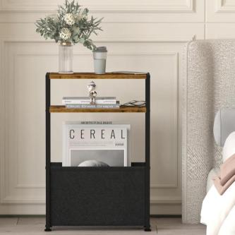 Sofa Corner Movable Side Table Storage Rack Tea Table Shelf … in Mandai - Image 1