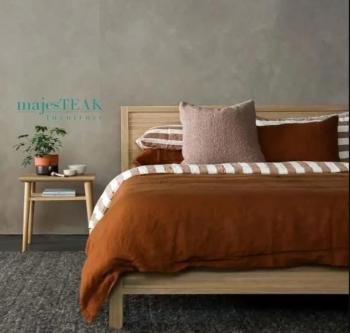 Solid Teak Bed Frame -Alex Design in Petaling Jaya - Image 1