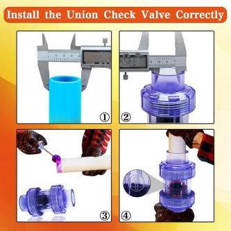 Sprinkler Check Valve 3/4 Inch True Union Check Valve … in Taman Johor Jaya - Image 1