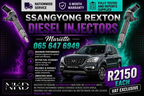 Ssangyong Rexton Diesel Injectors in Durban - Image 1