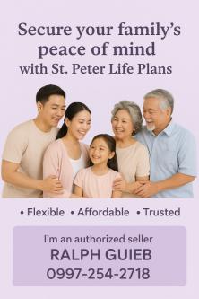 St. Peter Life PLans in Bacoor - Image 1