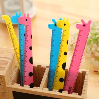 Stationery Giraffe Series Ruler Cute 15Cm Plastic Ruler in Petaling Jaya - Image 1