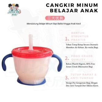 Straw Cup Drinking Mug for Babies Learning Milk Cup … in Novena - Image 1