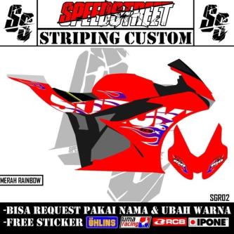 Striping GSX R 150 Transparent & NON Transparent Fire MOTIF … in Kota Kinabalu - Image 1