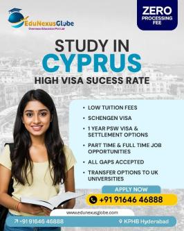 Study Smart, Study in Cyprus with Edunexus in Kukatpally - Image 1