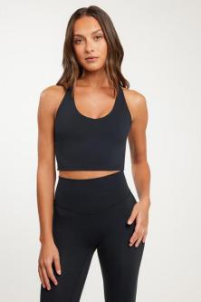 Stylerunner Adaption Plunge Cropped Tank Onyx in Whangarei - Image 1