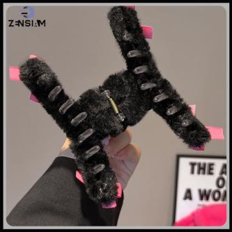 Sweet Cool Rhinestone Hair Rope Barbie Style Plush Hair … in Novena - Image 1