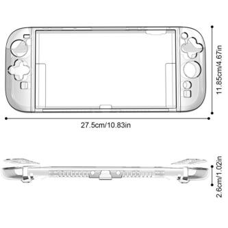 Switch Transparent Protective Split Case Crystal Hard … in Bishan - Image 1