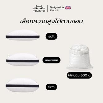 THAMES Pillow Cuddle Model Can Choose Level Body Support in Singapore - Image 1