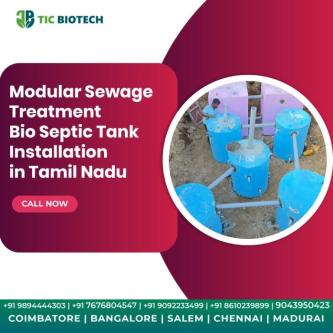 TIC Biotech Best Modular Sewage Treatment Bio Septic Tank System in Peelamedu - Image 1