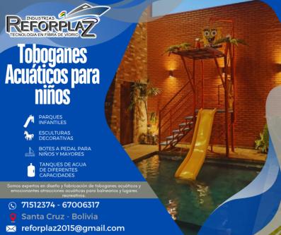 TOBOGANES ACUÁTICOS PARA NIÑOS en Warnes - Imagen 1