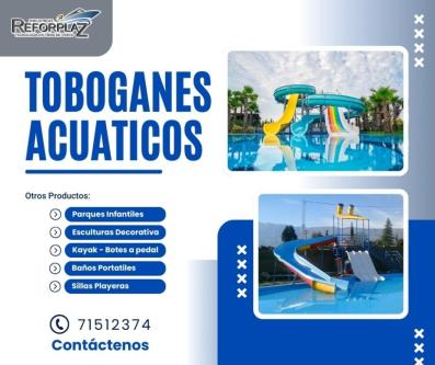 TOBOGANES ACUÁTICOS en Santa Rosa del Sara - Imagen 1