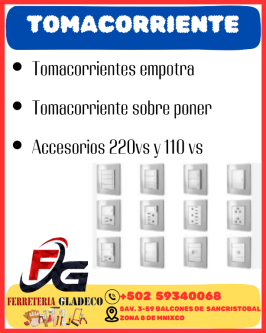 TOMACORRIENTE FERRETERIA GLADECO en Ciudad de Guatemala - Imagen 1