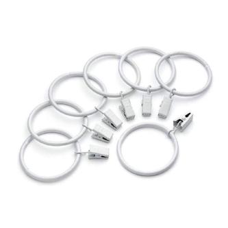 TOPSTORED 10pcs Curtain Rings Clips, Curtain Rods Metal … in George Town - Image 1