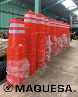 TRAFITAMBOS CON REFLECTIVOS NARANJA/LIMA en Retalhuleu - Imagen 3