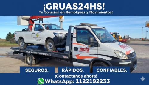 TRASLADOS Y MOVIMIENTOS LLAMENOSSSSSSSS GRÚAS PLNCHAS 24/7 YAAAA en Bragado - Imagen 2