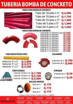 TUBERIA PARA CONCRETO en Retalhuleu - Imagen 1