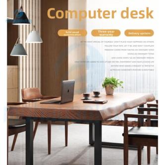 Table Nordic Study Office Solid Wood Desk Computer … in Singapore - Image 1