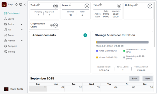 Task Management, HR & Payroll Management & User Tracking in Gandhinagar - Image 2