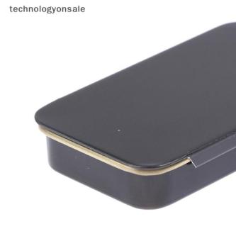 [Tech] 2pcs tinplate small push-pull box solid balm box … in Johor Bahru - Image 1