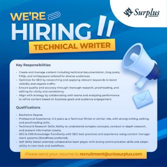 Technical Writer in Davao - Image 1