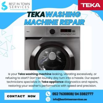 Teka Washing Machine - Servicing & Repairing in Dubai - Image 1