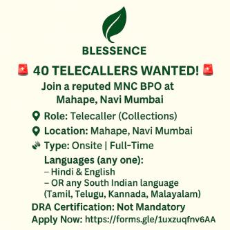 Tele Recovery Agent (Debt Recovery Agent) in Navi Mumbai - Image 2