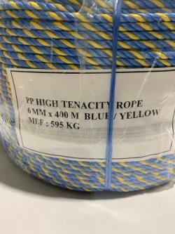 Telstra Rope 6mm Blue/Yellow Heavy Duty Telecom Use (Pick Now). in Melbourne - Image 2