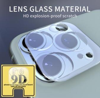 Tempered Glass 9D Back Camera Lens iphone 11 Pro / Pro Max in Singapore - Image 1