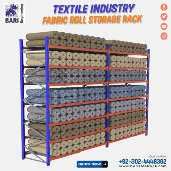 Textile Industrial Racks | Textile Storage Racks | Store Racks in Lahore - Image 1