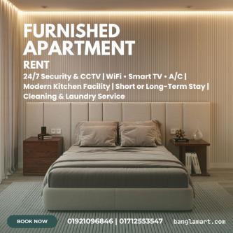 The Smart Choice For Comfort Furnished 2BHK Apartments Rent in Dhaka - Image 1