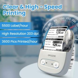 Thermal Label Printer, Bluetooth Mini Label Maker Printer | … in Novena - Image 1