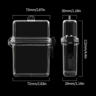 Three Inch Clear Photo and Card Storage Case – Waterproof, … in Bishan - Image 1