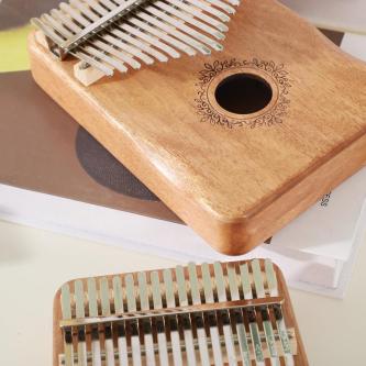 Thumb Piano 17 Keys Musical Instruments Portable Finger … in Singapore - Image 1