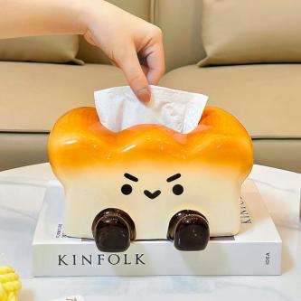 Toast Bread Ceramic Tissue Box Living Room Dining Table … in Singapore - Image 1