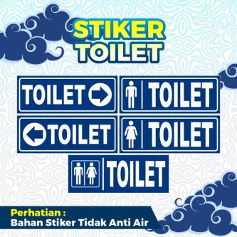 Toilet Direction Sticker in Kota Kinabalu - Image 1
